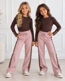 Golden Hearts Pants - roze (verzenddatum 9 okt)