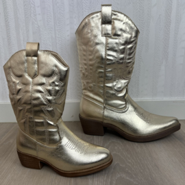 Cowboy boots - goud (Mommy & me)