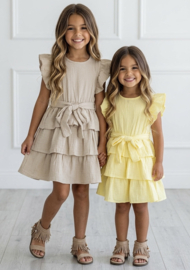 Ruffle Layer Mousseline Dress (verzenddatum 21 apr)