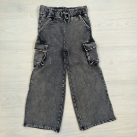Long & Wide pants - Black