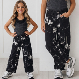 Your Marble Wash Cargo Jeans - zwart