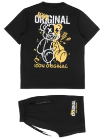 Urban bear Icon set - zwart (verzenddatum 21 apr)