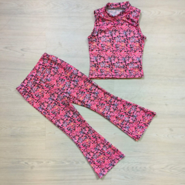 Tanktop flower set - pink