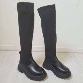 So high knee boots - Black