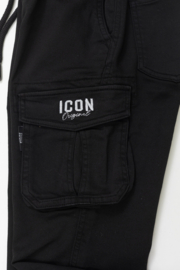 Icon core cargo jogger - zwart