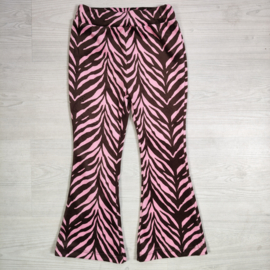 Wild Zebra Velvet Flared