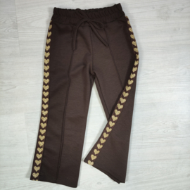 Golden Hearts Pants - bruin