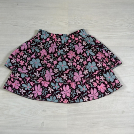 Velvet garden skirt - blauw/roze