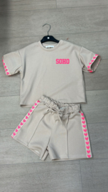 Soho heart summer set - beige