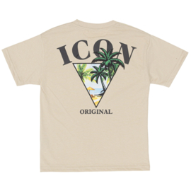 Icon island tee - beige