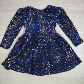 Golden Glam Dress - blauw