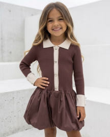 Sweetheart Balloon Dress - bruin