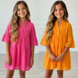 Summer Whisper Dress - roze of oranje