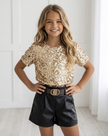 Sparkle Queen Top - goud