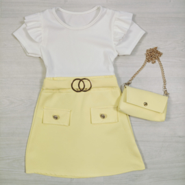 Sweet Chic Girls dress - geel