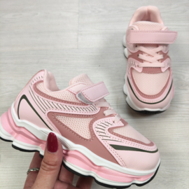 Sporty Wave Sneakers - roze