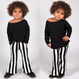 Striped flair pants