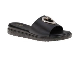 Lovely in the sun meisjes slipper - zwart