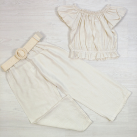 Boho Belted Summer Set - beige (verzenddatum 21 apr)