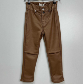 Shine Rebel Coated Pants - Camel