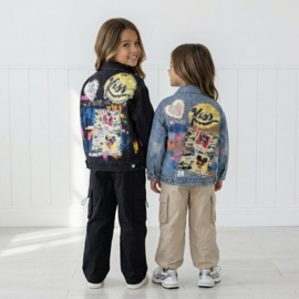 Your Rainbow Rebel Denim Jacket - zwart