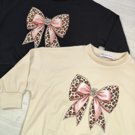 Wild Bow Sweater - beige