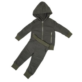 Little biker boy set - groen