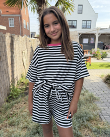Stripe Lounge Set - roze