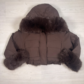 Your Furry Rebel Jacket - bruin