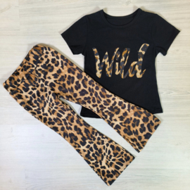 Wildest leopard pants set