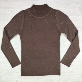 Diamond Basic Top - bruin