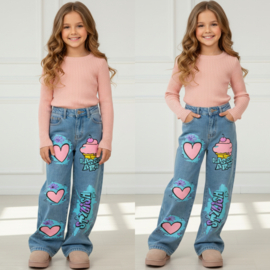 Ice Cream Love Denim Pants
