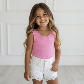 Your Summer Lace Shorts - wit