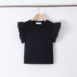 Lace Flutter Sleeve Top – 3 colors