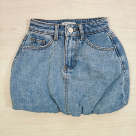Girls Balloon Denim Skirt