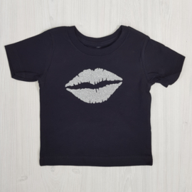 Glitter kiss tee Shortsleeves