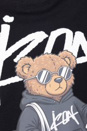 Icon skater bear longsleeve - zwart
