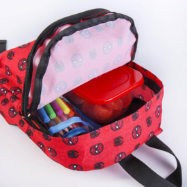 Red spiderman all over backpack