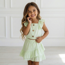Little Sunshine Ruffle Set - mint