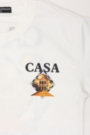Casa tennis club tee - wit
