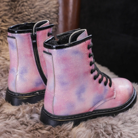 Lovely color boots - Pink