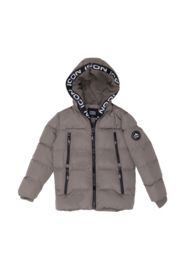 ICON Urban Zip Puffer Jacket Grey