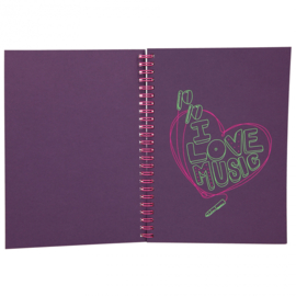 TOPModel neon Doodle kleurboek met neon stiften