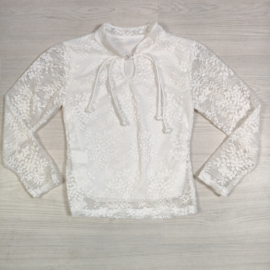 Lace Romance Top - wit