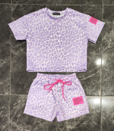 Wild vibes short set - lila