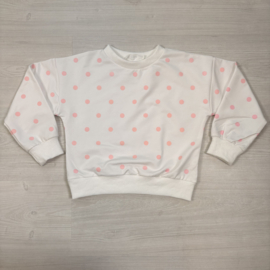 Sweet Dots Sweatshirt - wit