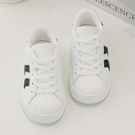 Street star sneakers - wit/zwart