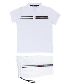 White polo icon set