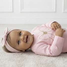 Golden bow sweater - Pink