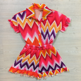 Big zigzag set - rood